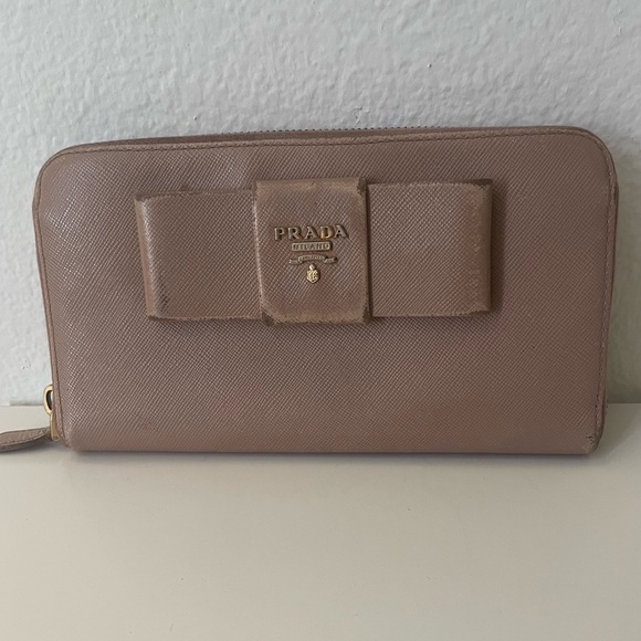 Prada Bow Long Wallet - Picture 1 of 5